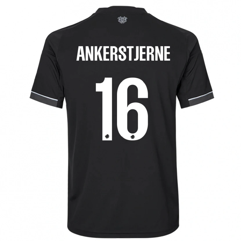 Danxen Heren Ida Ankerstjerne #16 Zwart Wit Uitshirt Uittenue 2025/26 T-Shirt België