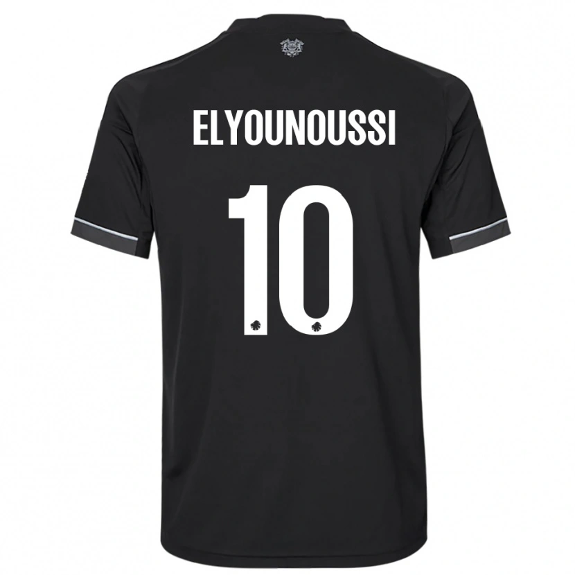 Danxen Heren Mohamed Elyounoussi #10 Zwart Wit Uitshirt Uittenue 2025/26 T-Shirt België