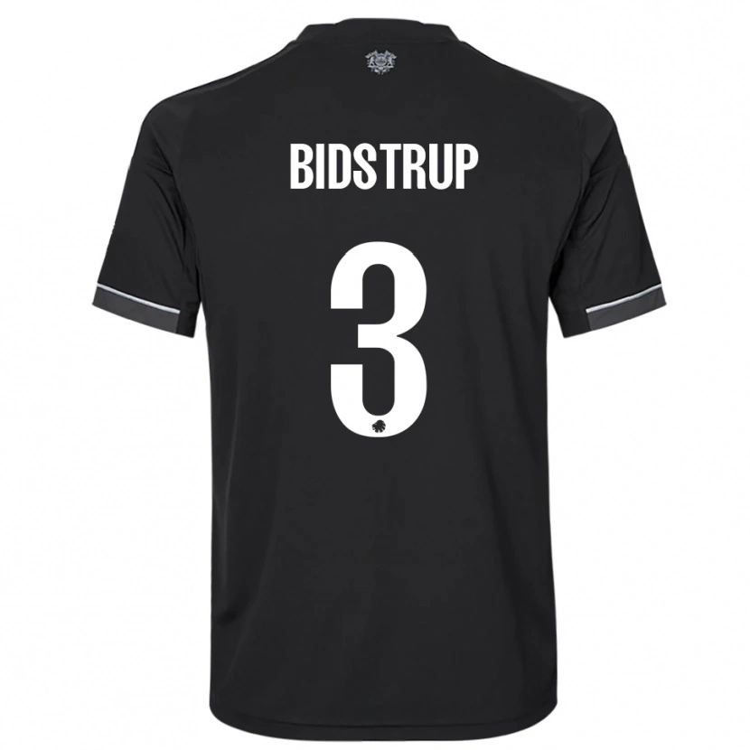 Danxen Heren Hjalte Bidstrup #3 Zwart Wit Uitshirt Uittenue 2025/26 T-Shirt België