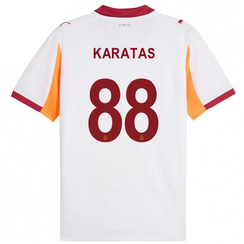 Danxen Heren Kazımcan Karataş #88 Wit Rood Uitshirt Uittenue 2025/26 T-Shirt België