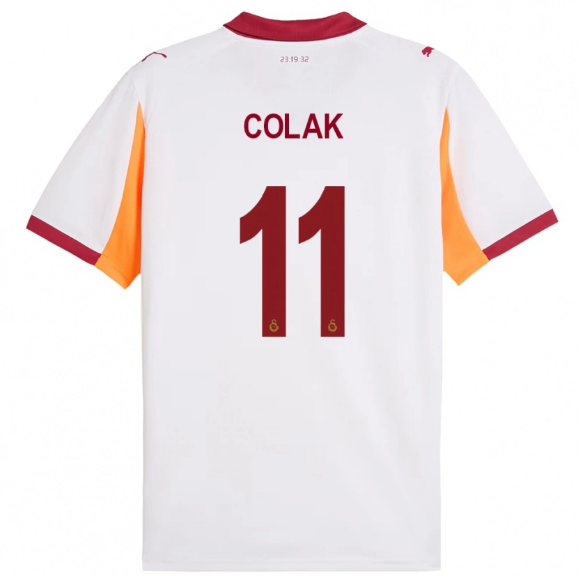 Danxen Heren Yiğit Çolak #11 Wit Rood Uitshirt Uittenue 2025/26 T-Shirt België