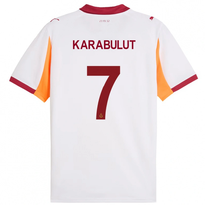 Danxen Heren Arzu Karabulut #7 Wit Rood Uitshirt Uittenue 2025/26 T-Shirt België