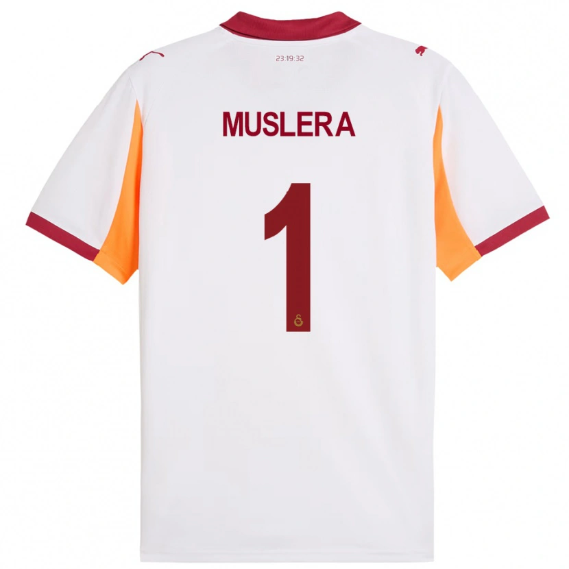 Danxen Heren Fernando Muslera #1 Wit Rood Uitshirt Uittenue 2025/26 T-Shirt België