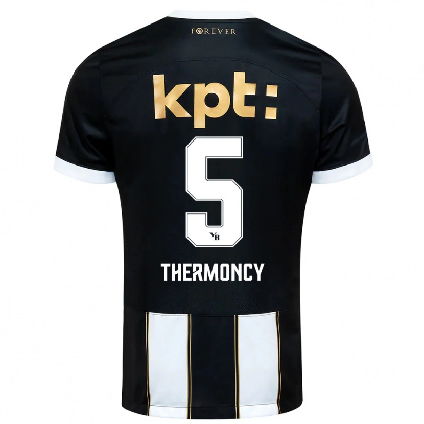 Danxen Heren Keeto Thermoncy #5 Zwart Wit Uitshirt Uittenue 2025/26 T-Shirt België