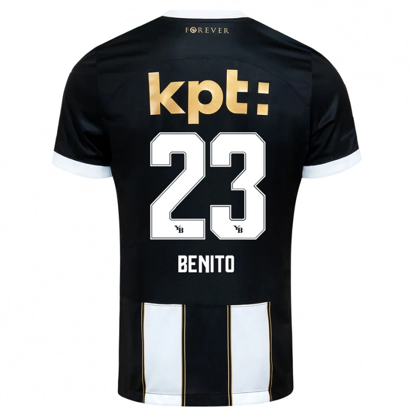 Danxen Heren Loris Benito #23 Zwart Wit Uitshirt Uittenue 2025/26 T-Shirt België
