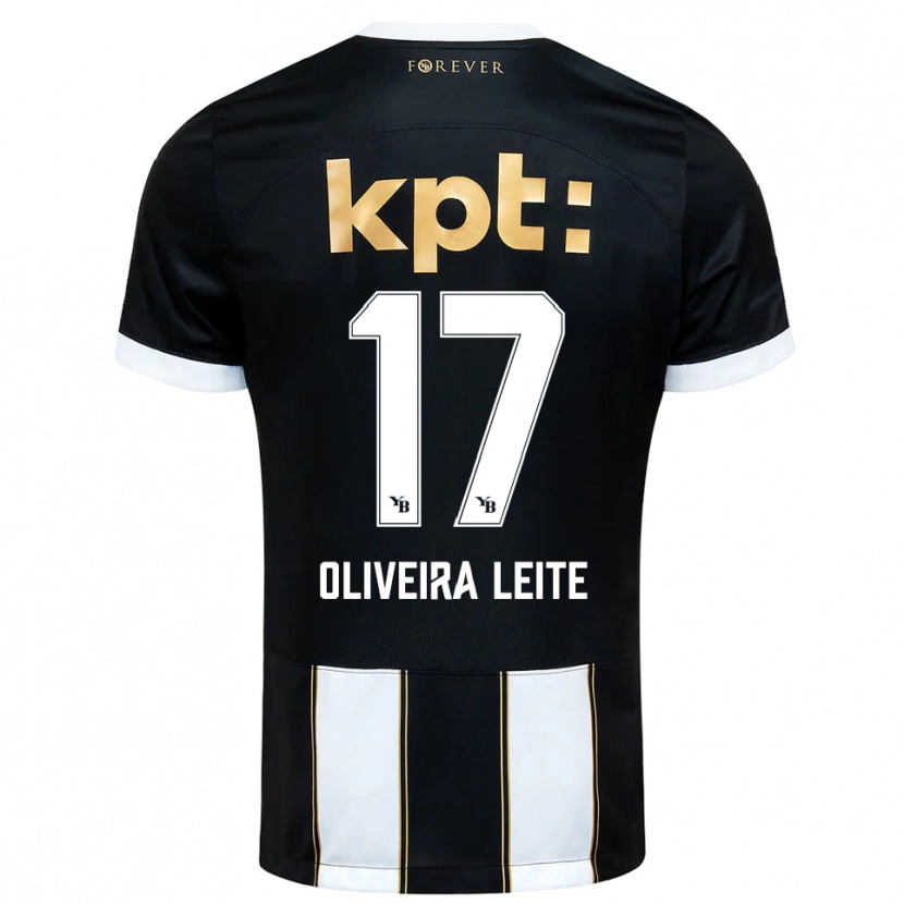 Danxen Heren Ana Oliveira Leite #17 Zwart Wit Uitshirt Uittenue 2025/26 T-Shirt België