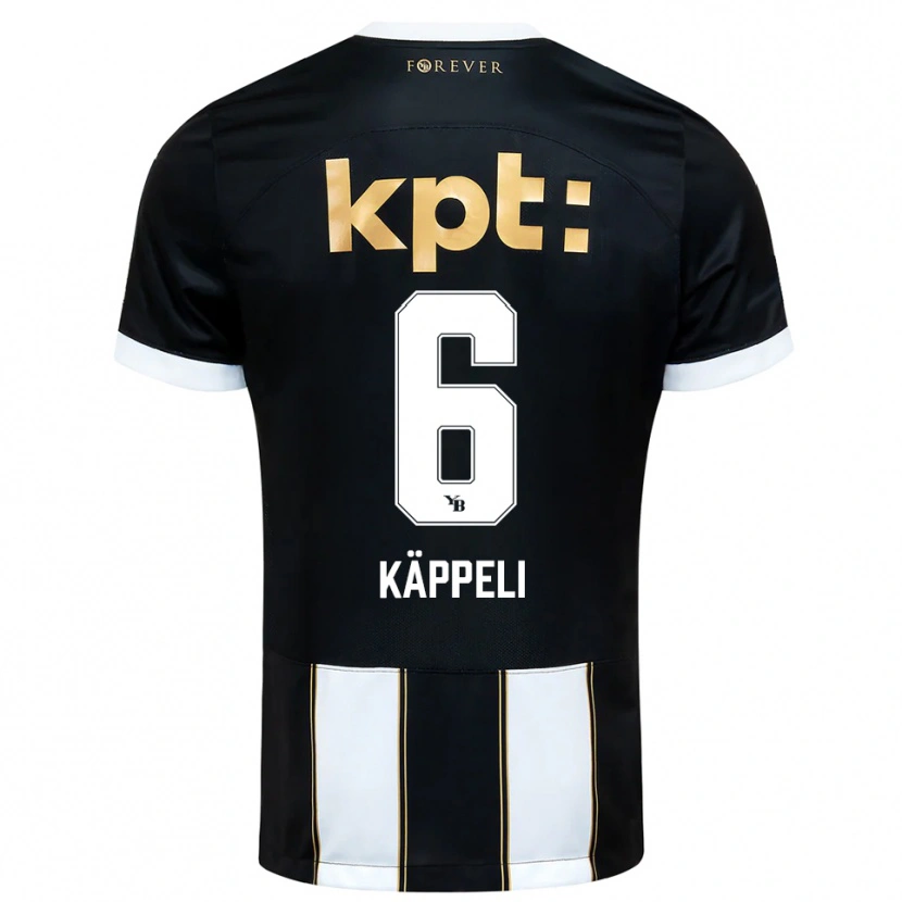 Danxen Heren Cuno Käppeli #6 Zwart Wit Uitshirt Uittenue 2025/26 T-Shirt België
