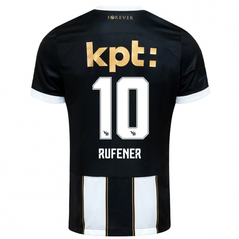 Danxen Heren Elio Rufener #10 Zwart Wit Uitshirt Uittenue 2025/26 T-Shirt België