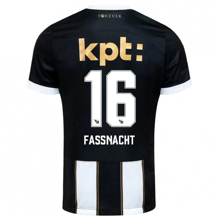 Danxen Heren Christian Fassnacht #16 Zwart Wit Uitshirt Uittenue 2025/26 T-Shirt België