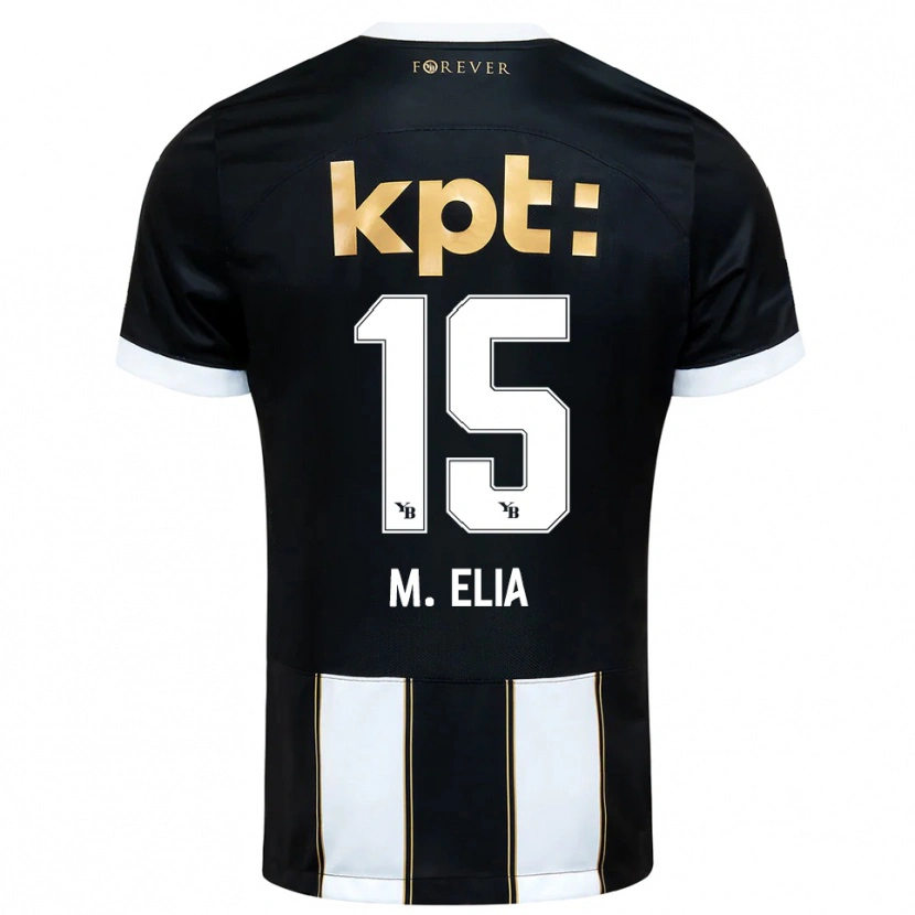 Danxen Heren Meschack Elia #15 Zwart Wit Uitshirt Uittenue 2025/26 T-Shirt België
