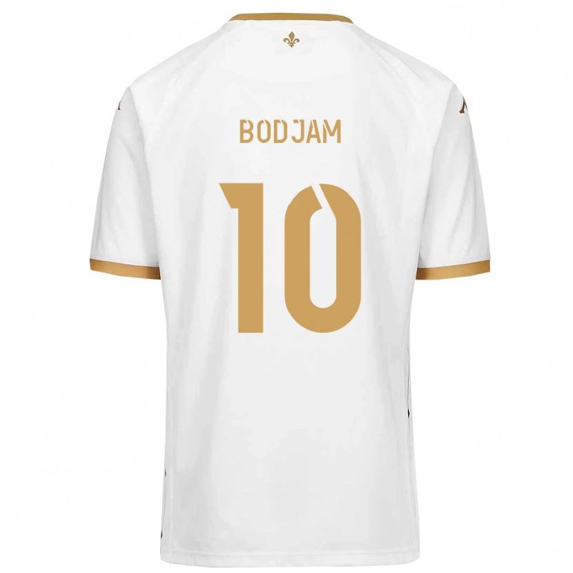 Danxen Heren Dabana Bodjam #10 Wit Goud Uitshirt Uittenue 2025/26 T-Shirt België