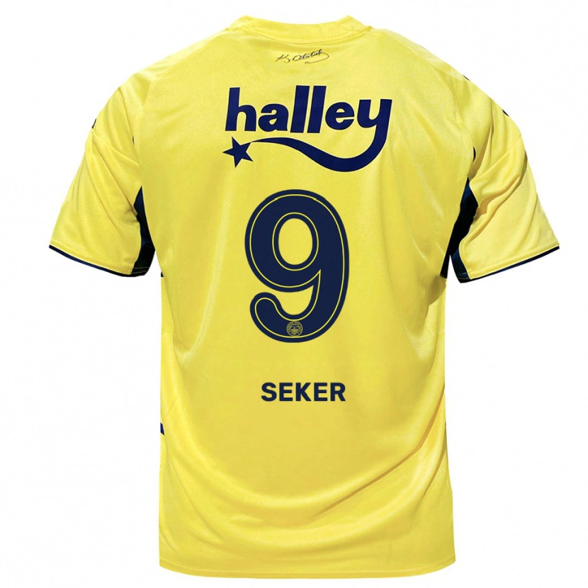 Danxen Heren Busem Şeker #9 Geel Donkerblauw Uitshirt Uittenue 2025/26 T-Shirt België