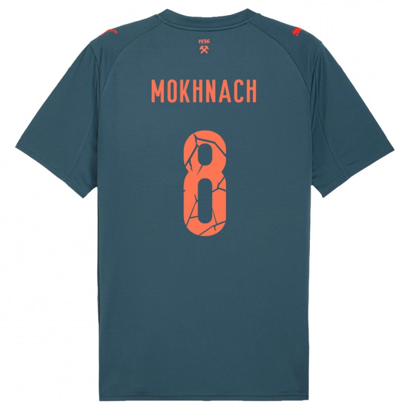 Danxen Heren Liubov Mokhnach #8 Donkerblauw Rood Uitshirt Uittenue 2025/26 T-Shirt België
