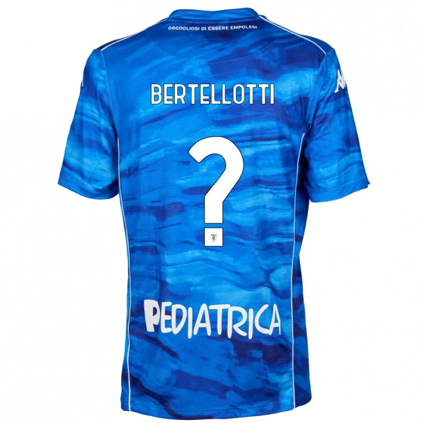 Danxen Dames Giacomo Bertellotti #0 Blauw Wit Thuisshirt Thuistenue 2025/26 T-Shirt België