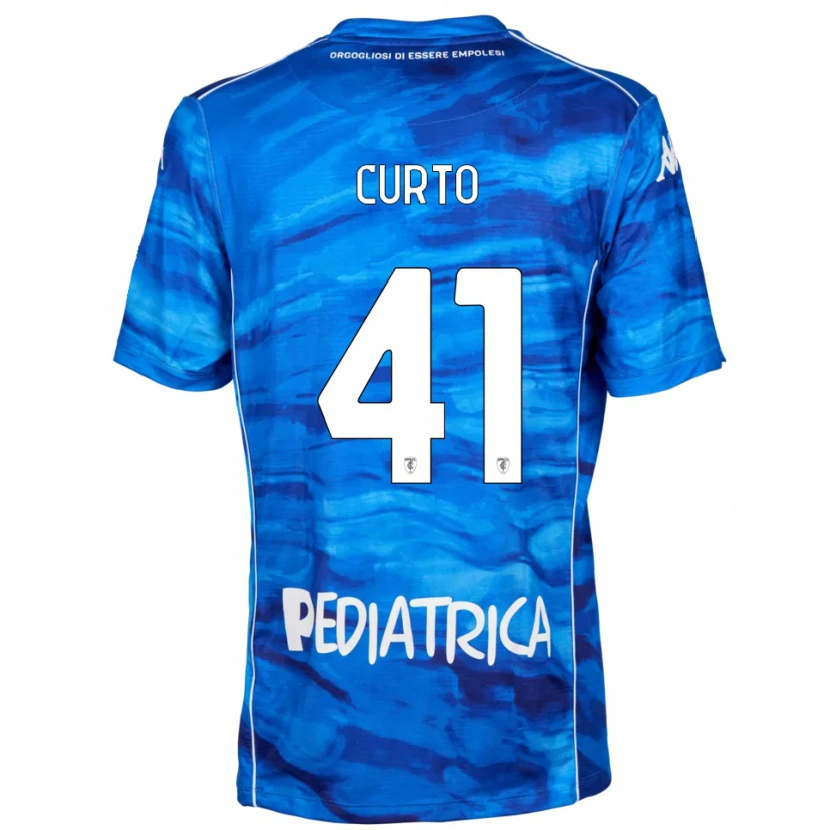 Danxen Dames Marco Curto #41 Blauw Wit Thuisshirt Thuistenue 2025/26 T-Shirt België