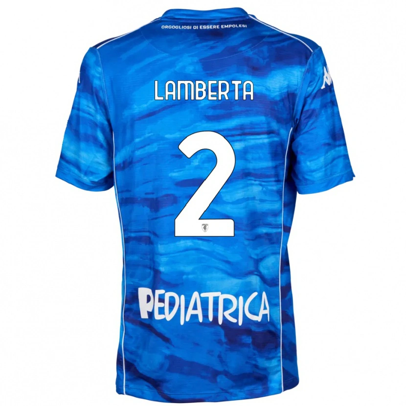 Danxen Dames Cristian Lamberta #2 Blauw Wit Thuisshirt Thuistenue 2025/26 T-Shirt België