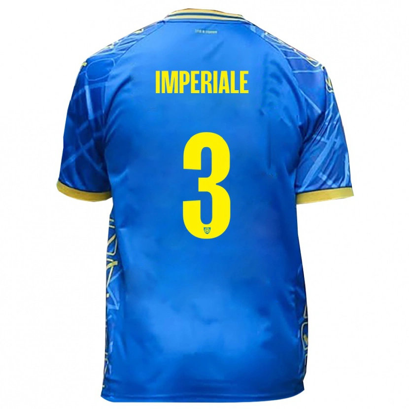Danxen Dames Marco Imperiale #3 Hemelsblauw Geel Thuisshirt Thuistenue 2025/26 T-Shirt België