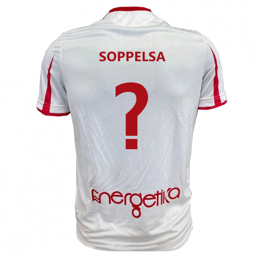 Danxen Dames Mattia Soppelsa #0 Wit Rood Thuisshirt Thuistenue 2025/26 T-Shirt België