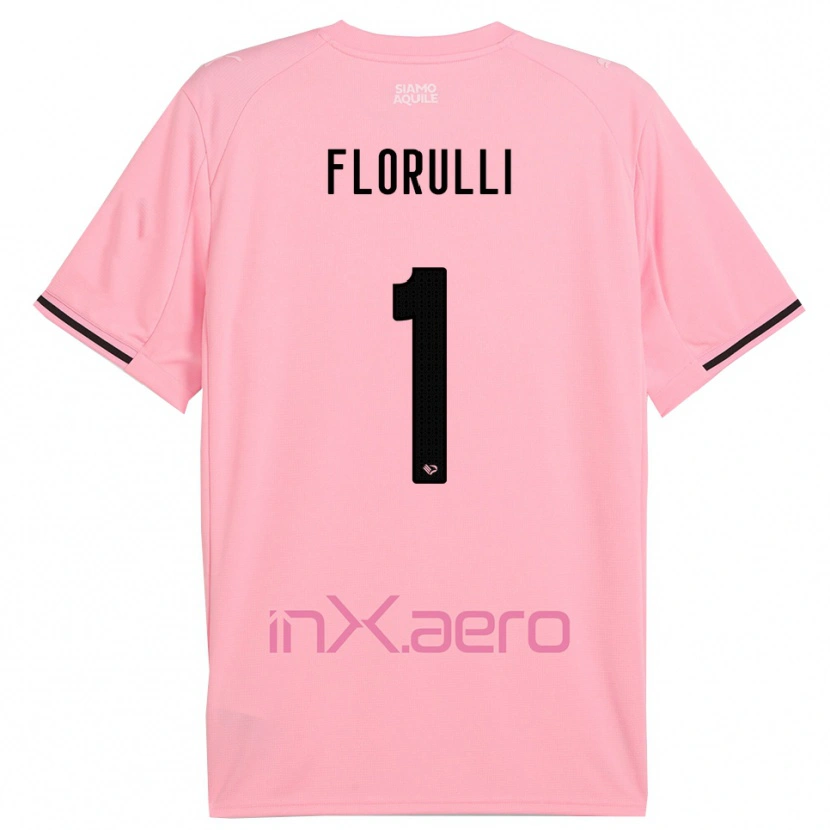 Danxen Dames Gerlando Florulli #1 Roze Zwart Thuisshirt Thuistenue 2025/26 T-Shirt België