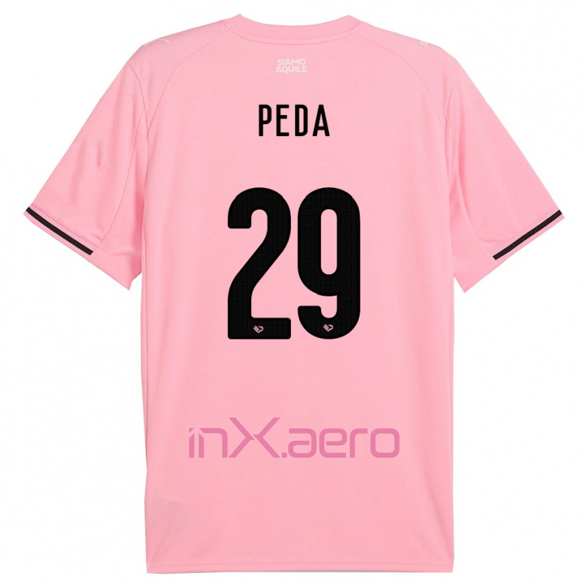 Danxen Dames Patryk Peda #29 Roze Zwart Thuisshirt Thuistenue 2025/26 T-Shirt België