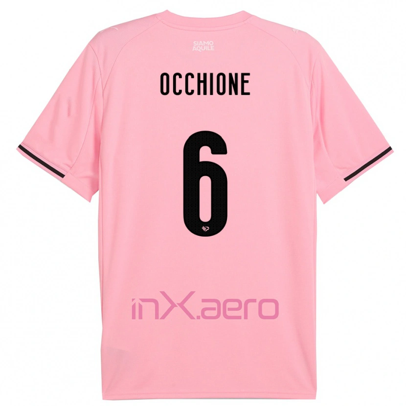 Danxen Dames Andrea Occhione #6 Roze Zwart Thuisshirt Thuistenue 2025/26 T-Shirt België