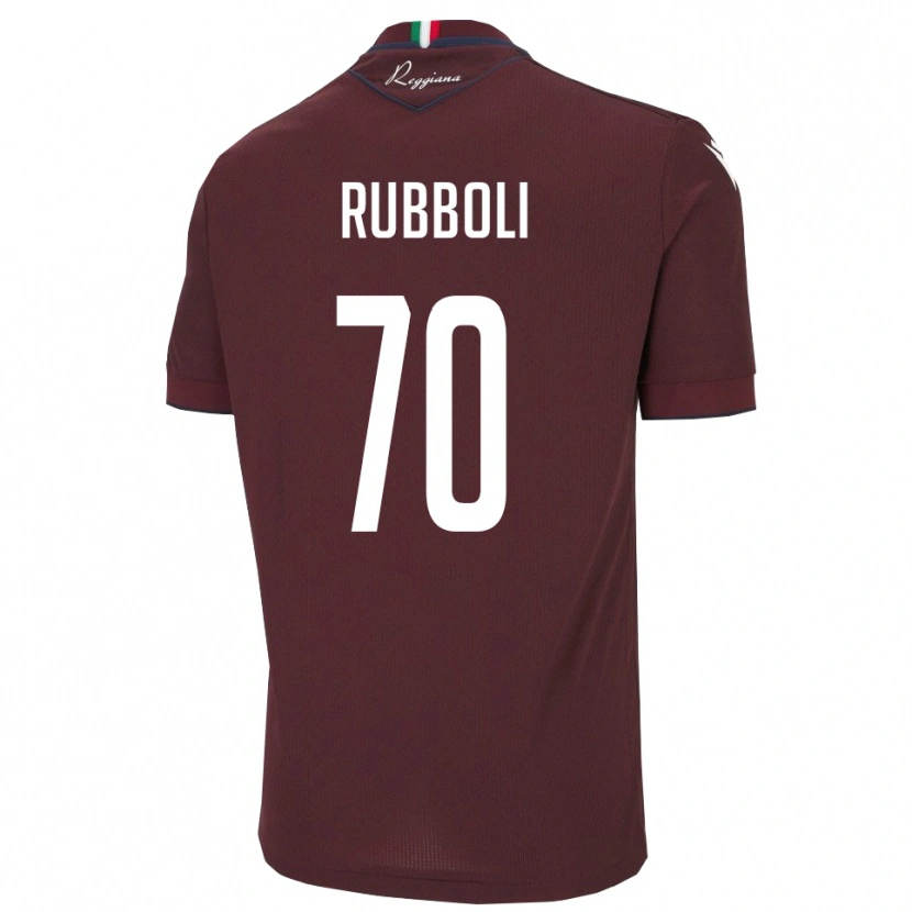 Danxen Dames Lorenzo Rubboli #70 Bourgondië Wit Thuisshirt Thuistenue 2025/26 T-Shirt België