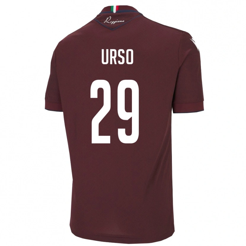 Danxen Dames Oliver Urso #29 Bourgondië Wit Thuisshirt Thuistenue 2025/26 T-Shirt België