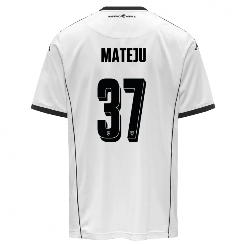 Danxen Dames Ales Mateju #37 Wit Zwart Thuisshirt Thuistenue 2025/26 T-Shirt België