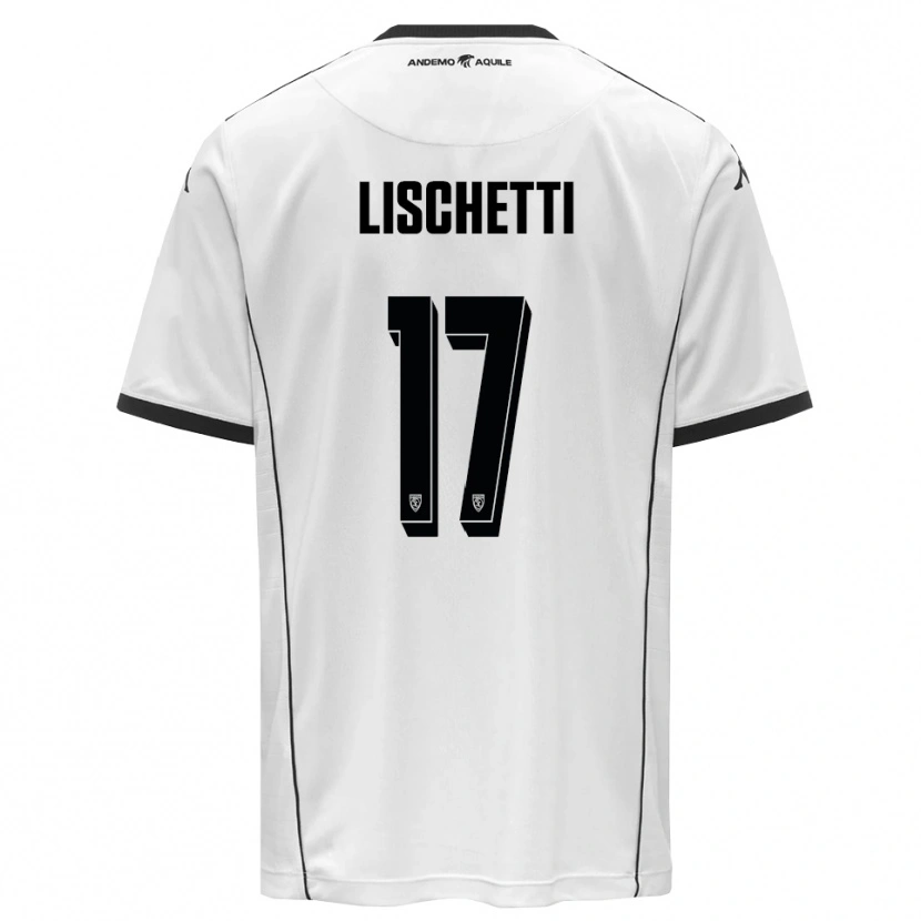 Danxen Dames Lorenzo Lischetti #17 Wit Zwart Thuisshirt Thuistenue 2025/26 T-Shirt België