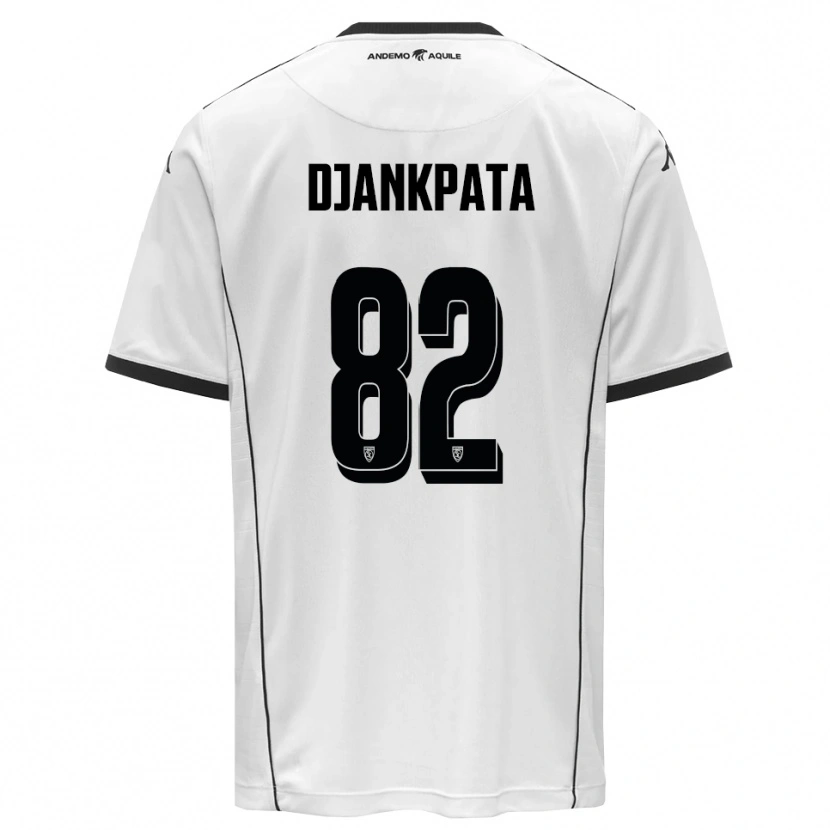 Danxen Dames Halid Djankpata #82 Wit Zwart Thuisshirt Thuistenue 2025/26 T-Shirt België