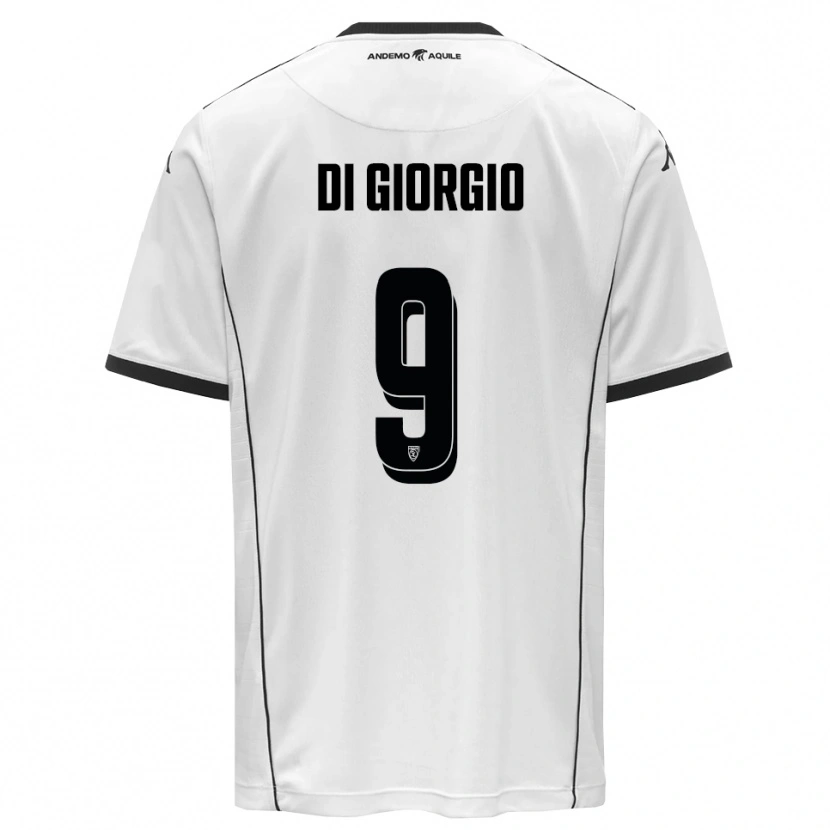 Danxen Dames Riccardo Di Giorgio #9 Wit Zwart Thuisshirt Thuistenue 2025/26 T-Shirt België
