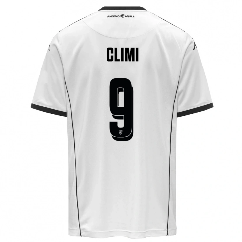 Danxen Dames Francesco Climi #9 Wit Zwart Thuisshirt Thuistenue 2025/26 T-Shirt België