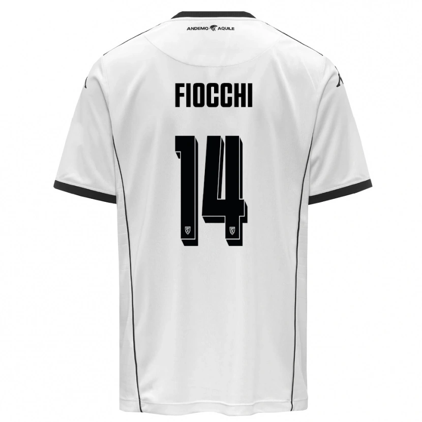 Danxen Dames Marco Fiocchi #14 Wit Zwart Thuisshirt Thuistenue 2025/26 T-Shirt België
