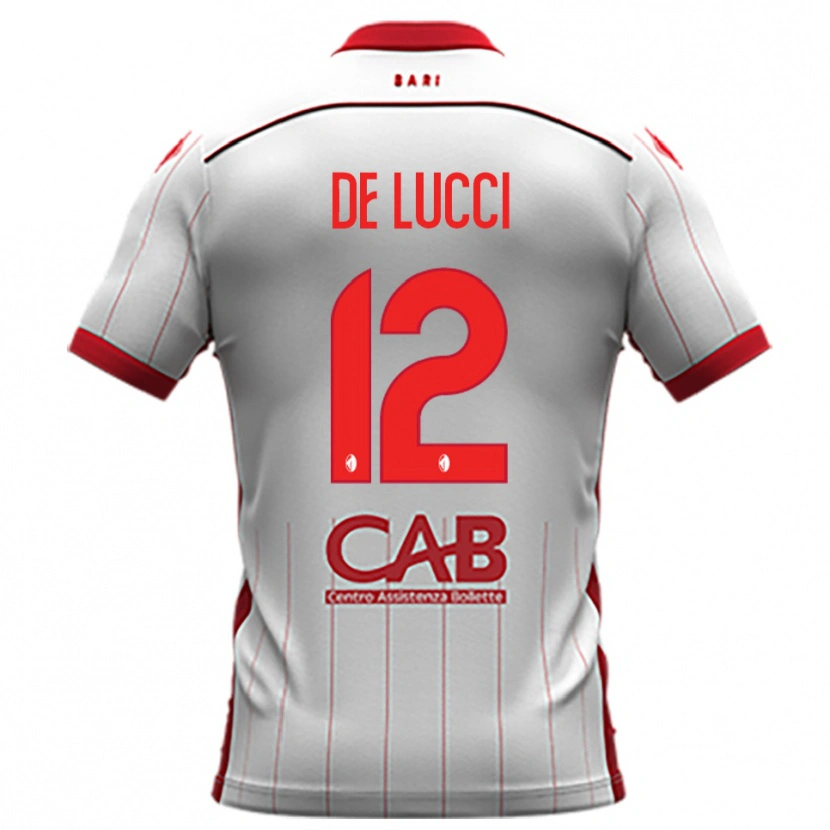 Danxen Dames Paolo De Lucci #12 Wit Rood Thuisshirt Thuistenue 2025/26 T-Shirt België