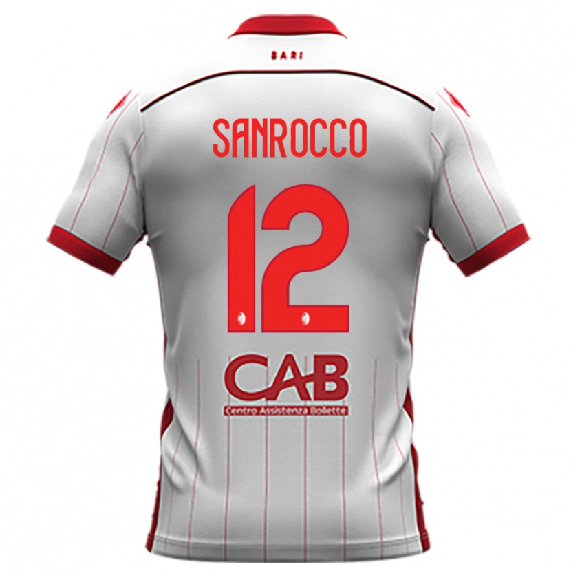 Danxen Dames Michele Sanrocco #12 Wit Rood Thuisshirt Thuistenue 2025/26 T-Shirt België