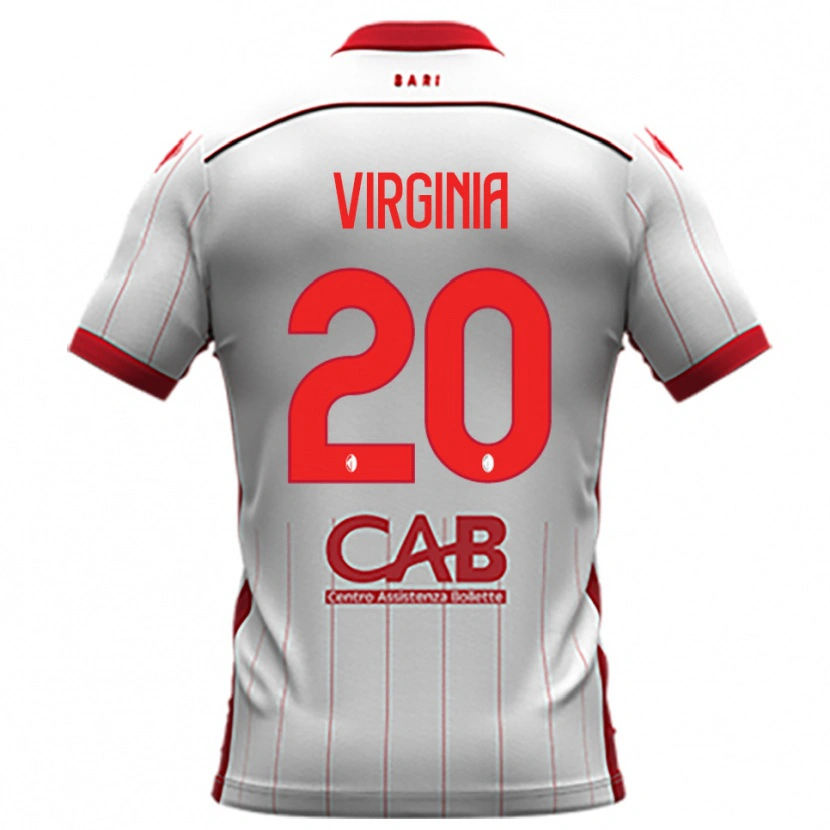 Danxen Dames Kiswensida Virginia #20 Wit Rood Thuisshirt Thuistenue 2025/26 T-Shirt België
