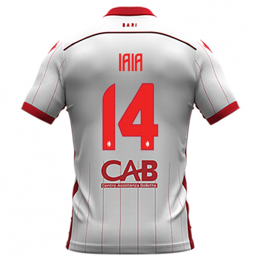 Danxen Dames Pasquale Iaia #14 Wit Rood Thuisshirt Thuistenue 2025/26 T-Shirt België