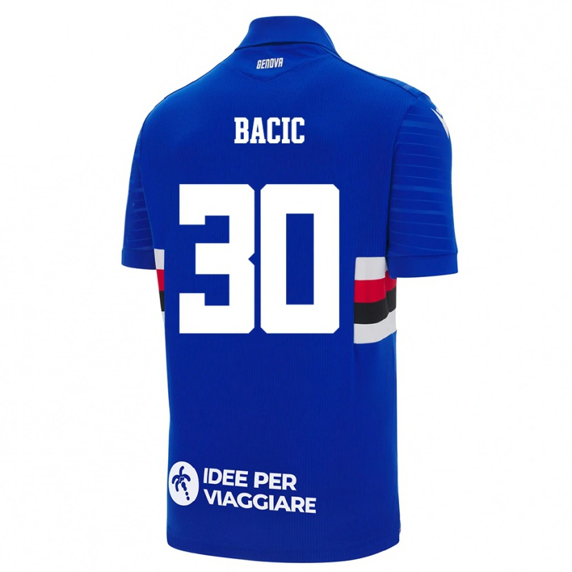 Danxen Dames Mateo Bacic #30 Blauw Wit Thuisshirt Thuistenue 2025/26 T-Shirt België