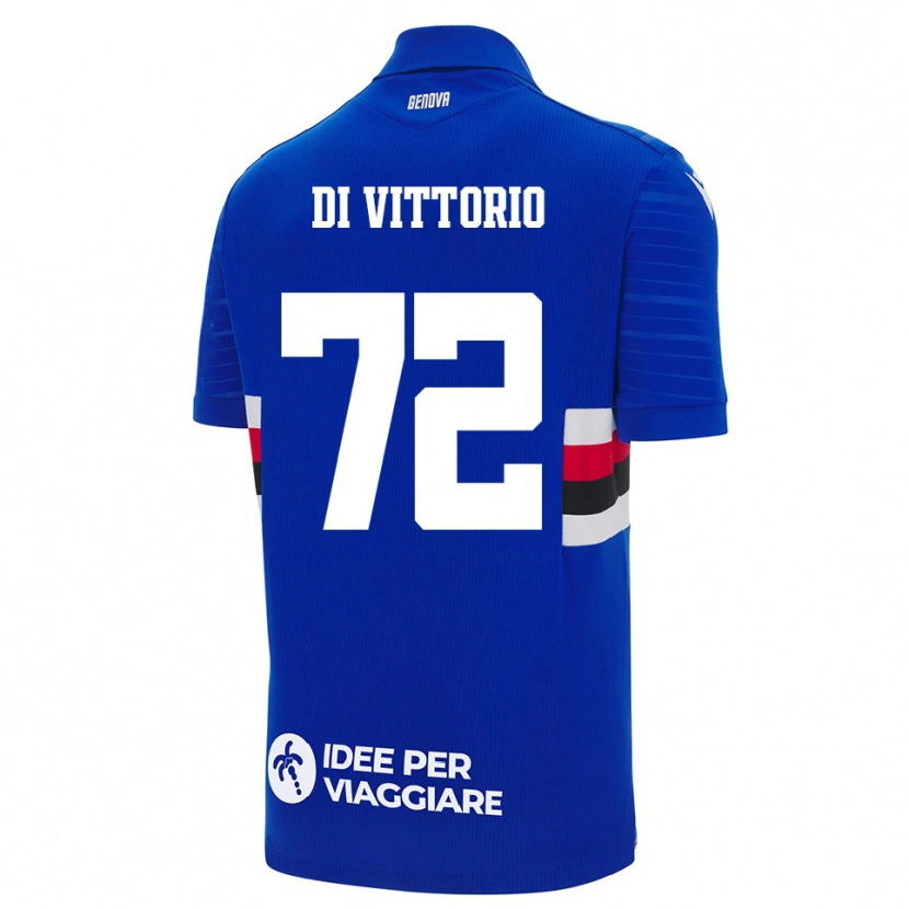 Danxen Dames Irene Di Vittorio #72 Blauw Wit Thuisshirt Thuistenue 2025/26 T-Shirt België
