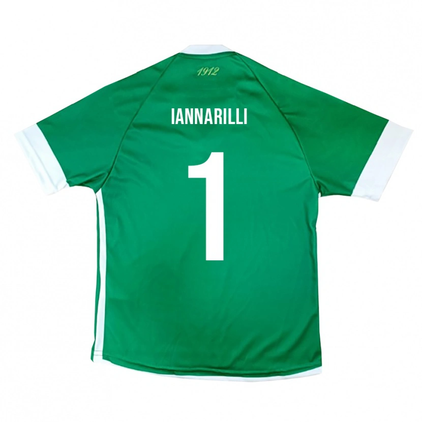 Danxen Dames Antony Iannarilli #1 Groen Wit Thuisshirt Thuistenue 2025/26 T-Shirt België