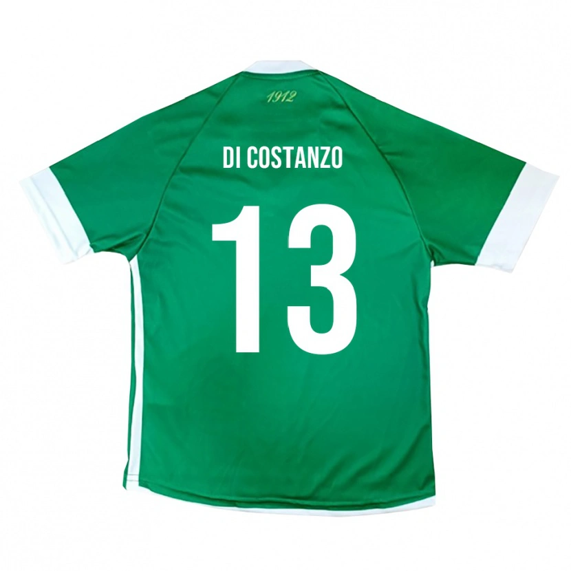 Danxen Dames Raffaele Maria Di Costanzo #13 Groen Wit Thuisshirt Thuistenue 2025/26 T-Shirt België
