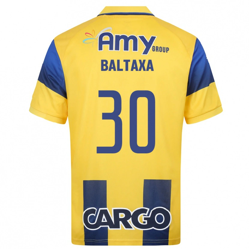 Danxen Dames Matan Baltaxa #30 Geel Donkerblauw Thuisshirt Thuistenue 2025/26 T-Shirt België