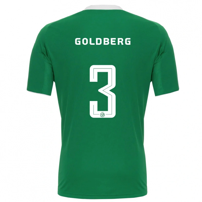 Danxen Dames Shon Goldberg #3 Groen Wit Thuisshirt Thuistenue 2025/26 T-Shirt België