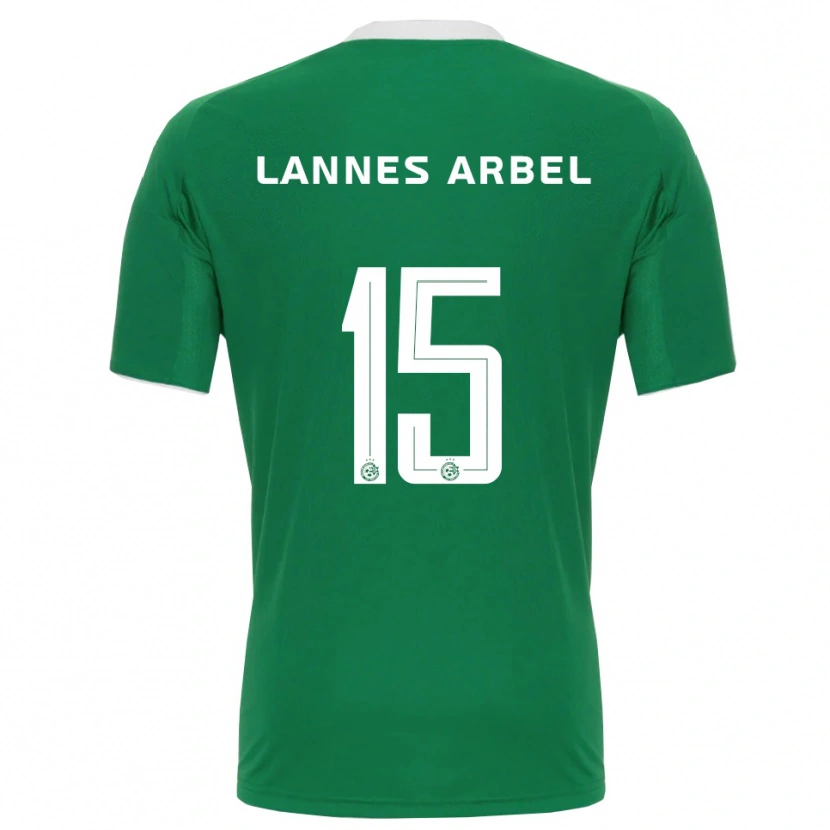 Danxen Dames Tomer Lannes Arbel #15 Groen Wit Thuisshirt Thuistenue 2025/26 T-Shirt België