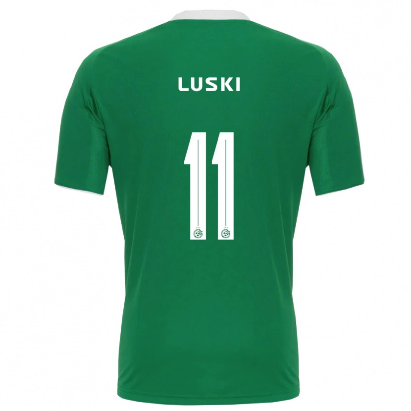 Danxen Dames Liam Luski #11 Groen Wit Thuisshirt Thuistenue 2025/26 T-Shirt België