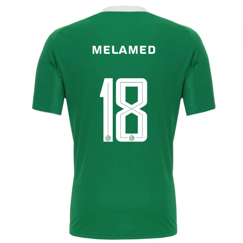 Danxen Dames Guy Melamed #18 Groen Wit Thuisshirt Thuistenue 2025/26 T-Shirt België