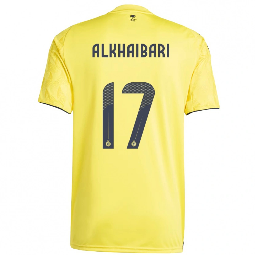 Danxen Dames Abdullah Al-Khaibari #17 Geel Zwart Thuisshirt Thuistenue 2025/26 T-Shirt België