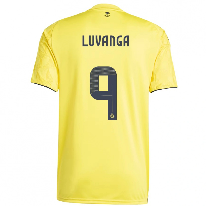 Danxen Dames Clara Luvanga #9 Geel Zwart Thuisshirt Thuistenue 2025/26 T-Shirt België