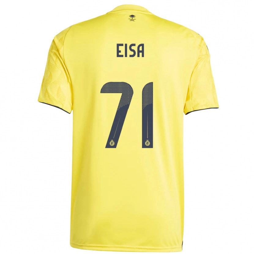 Danxen Dames Bayan Eisa #71 Geel Zwart Thuisshirt Thuistenue 2025/26 T-Shirt België