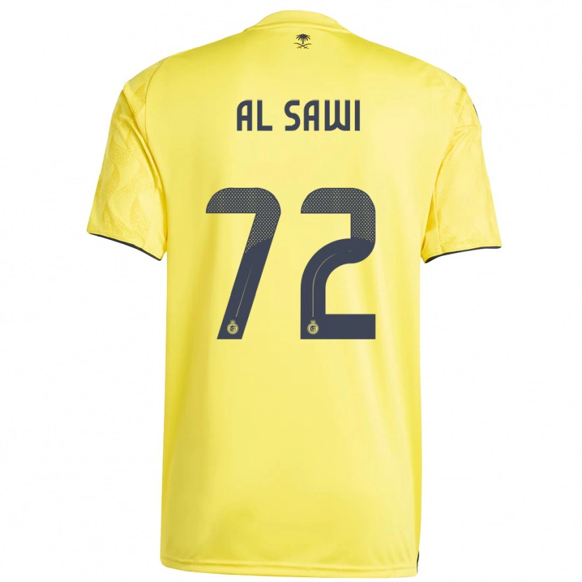Danxen Dames Etaf Al-Sawi #72 Geel Zwart Thuisshirt Thuistenue 2025/26 T-Shirt België